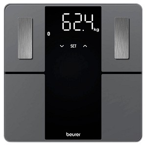 beurer Körperanalysewaage BF 500 Super Black Edition schwarz für max. 180,0 kg