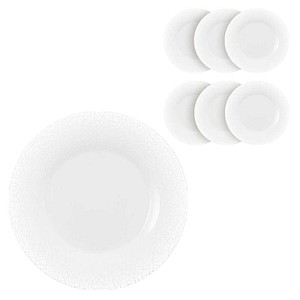 BAUSCHER Teller SMART CRUST Fahne weiß Ø 27,0 cm, 6 St.