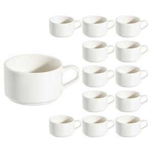 ID Fine Cappuccinotasse Joker weiß 0,27 l, 12 St.