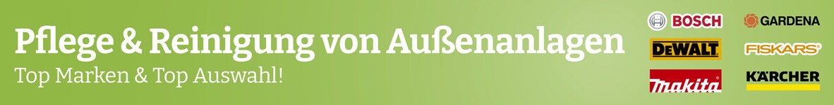 Pflege & Reinigung von Außenanlagen